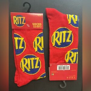 Novelty Silly Socks - RITZ crackers